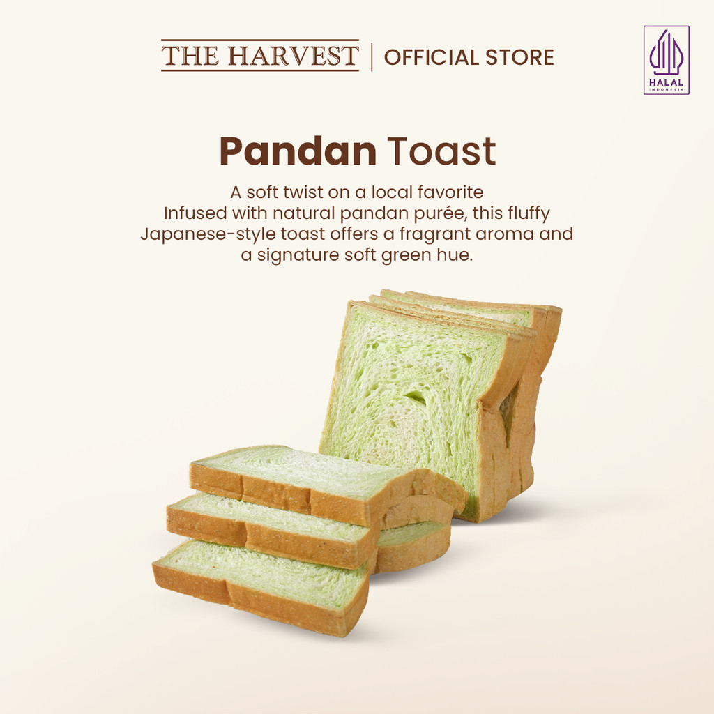 Pandan Toast (New) | Roti Tawar Pandan yang Lembut dan Harum