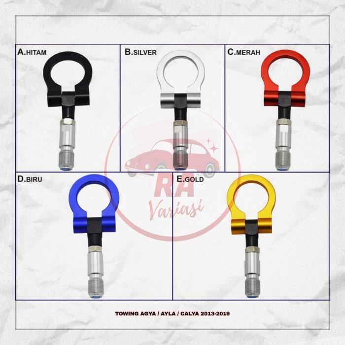 Ready Towing Hook Mobil Towing depan Derek CALYA AGYA AYLA
