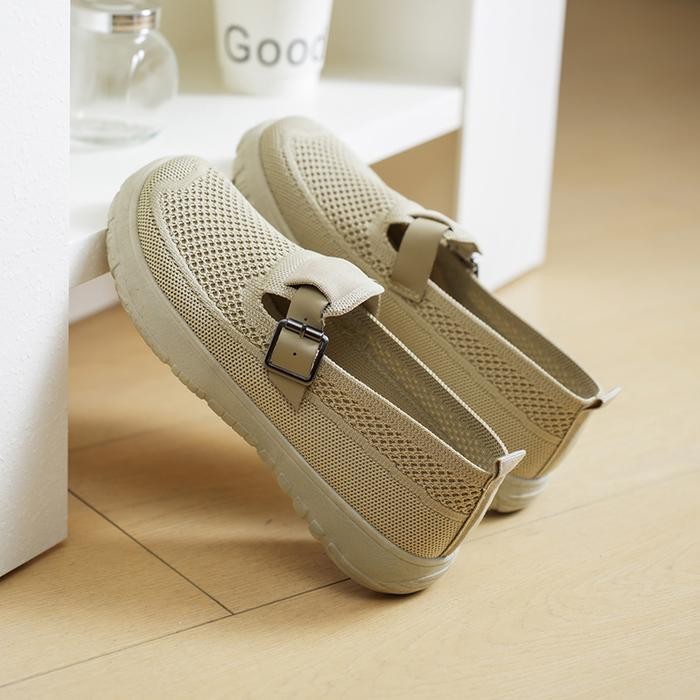 Donatello - Qingshu Sepatu Sneakers Slip-On Impor Untuk Wanita. Sepatu Kasual Wanita. Sepatu Lari