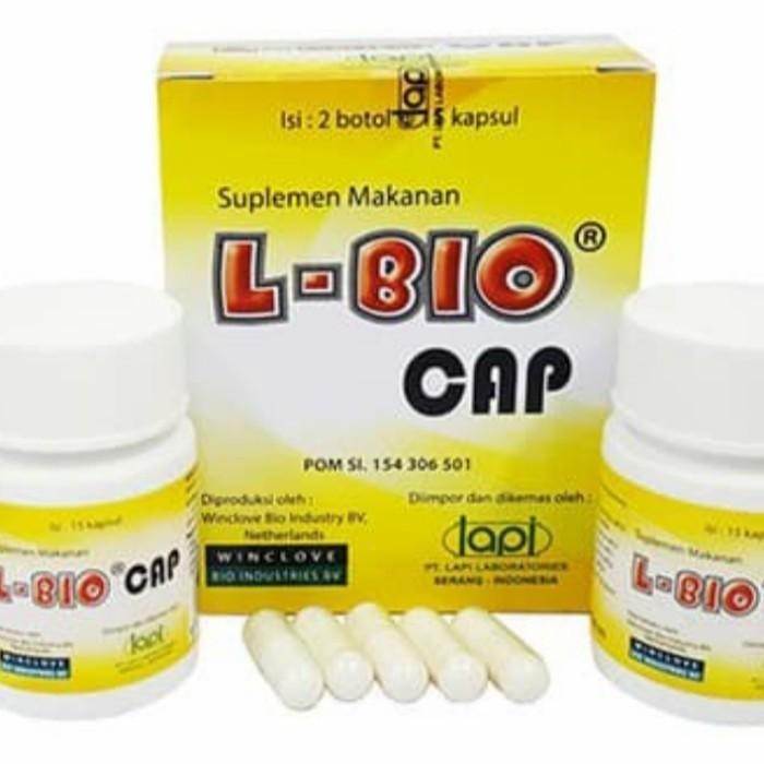 L-Bio Cap / Lbio Cap / L Bio / L - Bio Cap Isi 2 Botol @15