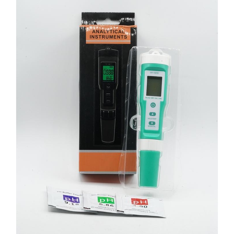 Yy-1010 Ph Meter Tds Orp Ec Salinity H2 S.G Tester Aquarium Pool Water Test Tool Solution Fertilizer