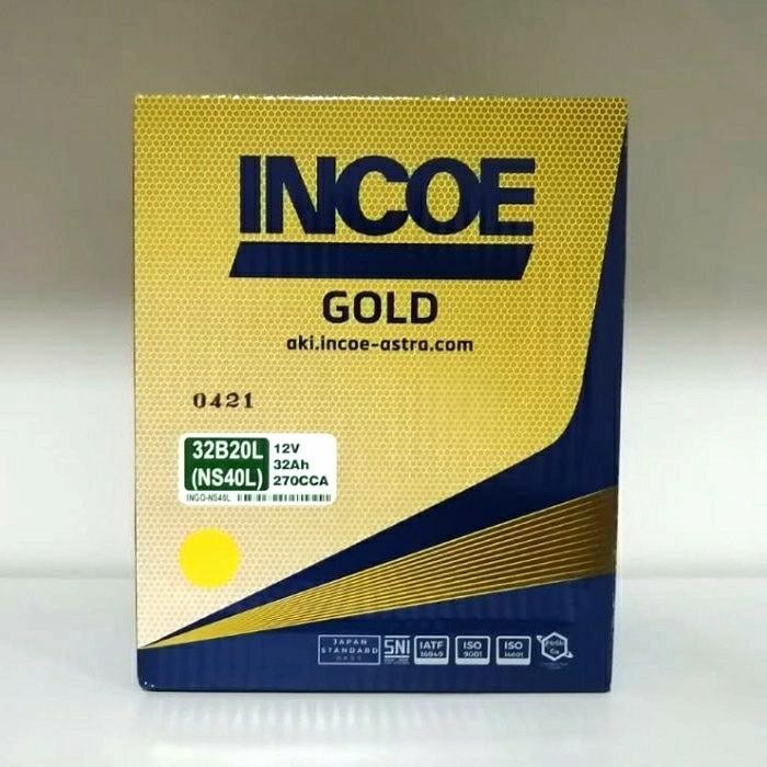 Aki Mobil Honda Brio, Mobilio, Jazz, BRV NS40L NS40ZL INCOE Aki Basah