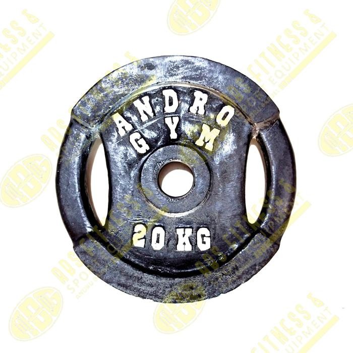 Ready PLATE BARBEL BESI 20KG ANTI PECAH WEIGHT CAST IRON PLATE 20KG