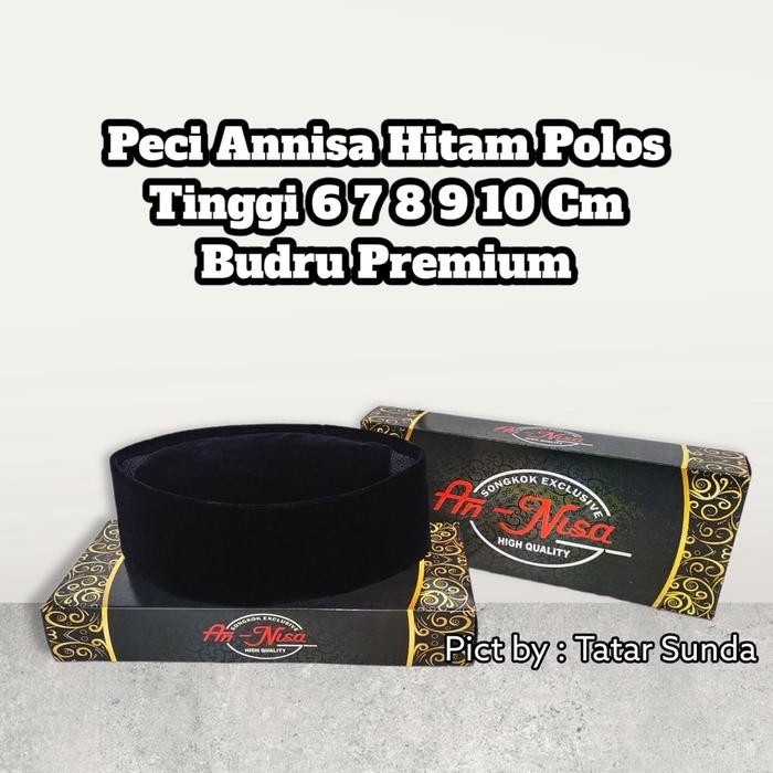 TERMURAH Songkok Terbaru 2024 Hitam Dewasa Peci Kopiah Kopyah Kupiah Songkok Motif AC Tinggi 7 8 9