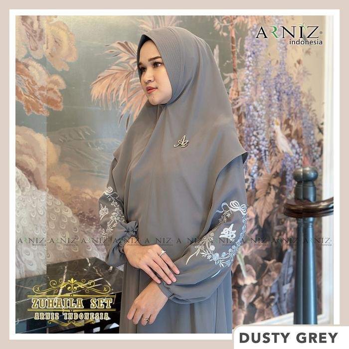 Promo Exclusive - Zuhaila Set Khimar (Arniz Collection Premium) By Arniz Indonesia