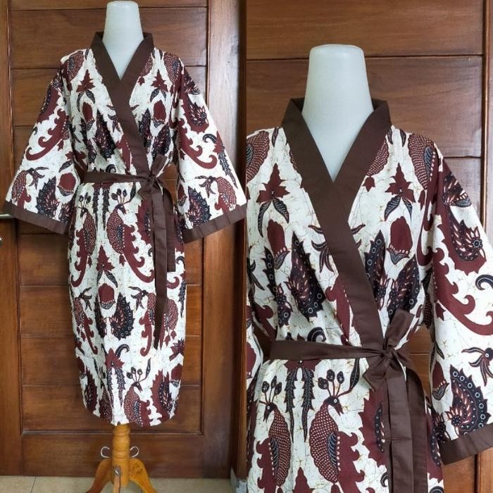 Kimono Mandi/Bathrobe/Spa Batik Premium Pria Wanita Free Size Promo 