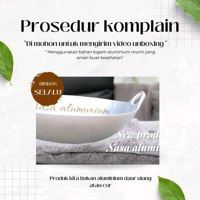 HariPromo- [1Mm] Dandang Nasi 2 Kg Aluminium Dapur Air Ketebalan 1Mili Kitchenware