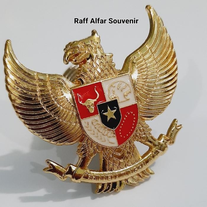 maz6- Pin Garuda Pancasila - Lencana Garuda Magnet Diameter 5 Cm