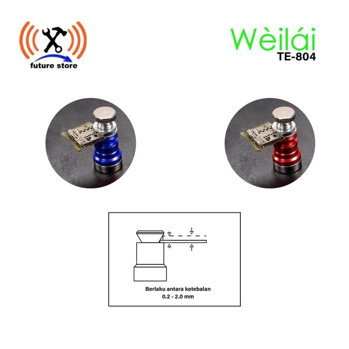 Weilai Wl-804 Penjepit Pcb Holder + Kaca Pembesar /Jepitan Magnet Ori Pasti Ori