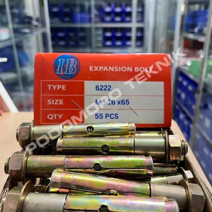 1 BOX - Dynabolt M16 x 65 Tipe 6222 Kuning ( 6.5cm ) Dynabolt M16 x 65