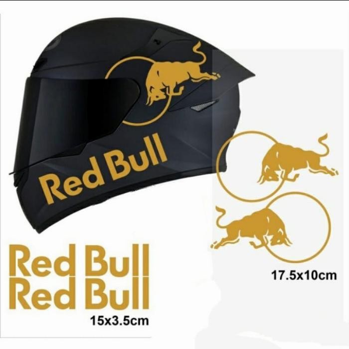 TERMURAH STIKER REDBULL HELM KYT TERMURAH READY STOCK