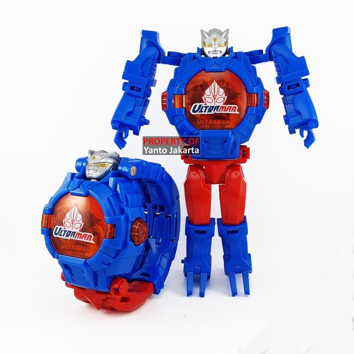 ahxj- Jam Tangan Robot Ultraman Anak Laki Laki Ultraman Lampu