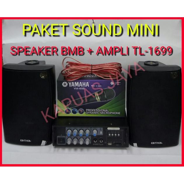 Terpopuler Paket Mini Karaoke Speaker Bmb 5Inch + Amplifier Tl-1699 Bluetooth Terlariss 