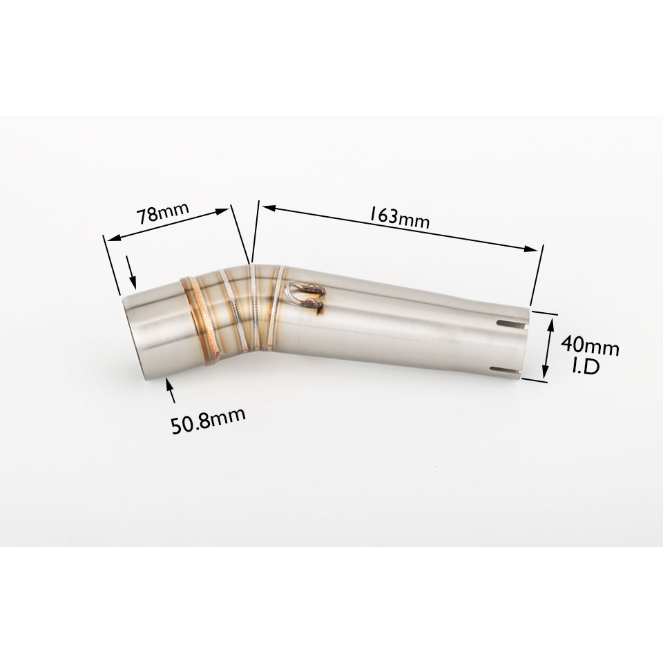 Motorcycle Exhaust  Middle pipe Link Pipe for HONDA NC700X NC750X NC750S NC700S 2012-2017 nc700 exha