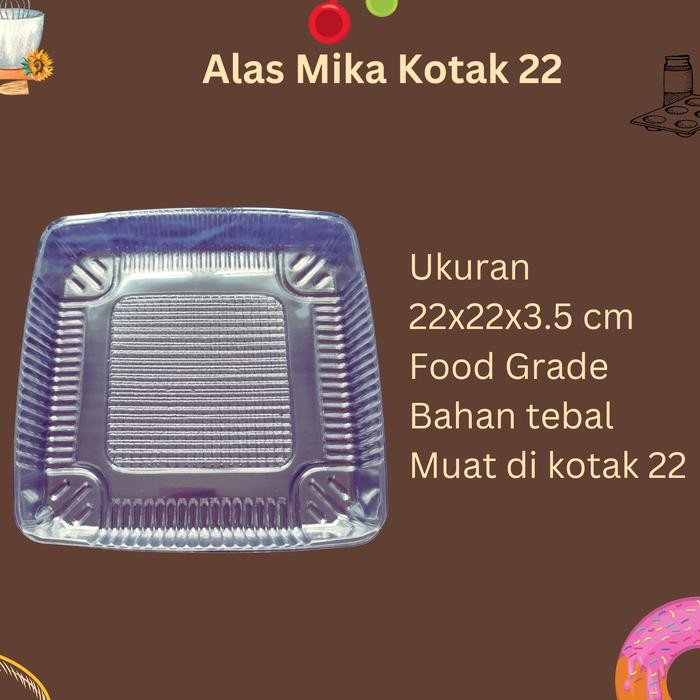 Mika Alas Puding 22cm - Kotak