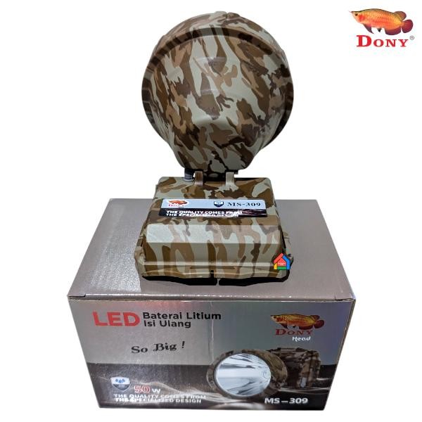 AbadiJY- Senter Kepala Dony Ms-309 So Big (50 Watt) / Dony Senter Kepala Ms309 / Ms 309 (Gratis
