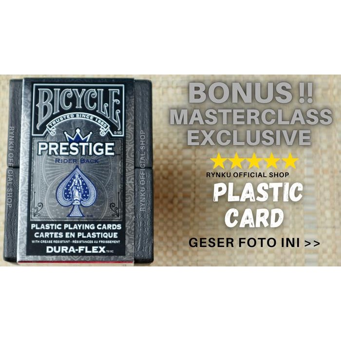 oas5- Kartu Remi Bicycle Prestige Playing Card (Kartu Plastik)