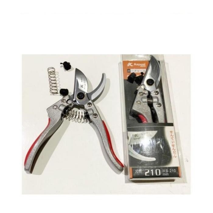 Gunting Dahan Kapusi /Gunting Dahan Ranting Stainles Stel Kapusi Japan Original Warna Silver