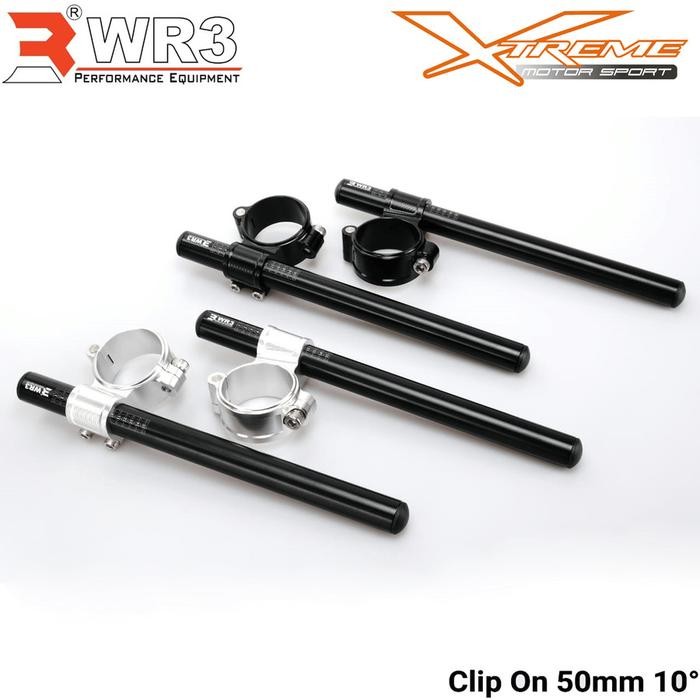 Laris!!! Stang Jepit Wr3 Moto 2 Class Zx636 R1 R6 Cbr 1000Rr Gsx 600 750 1000 Terlariss !!