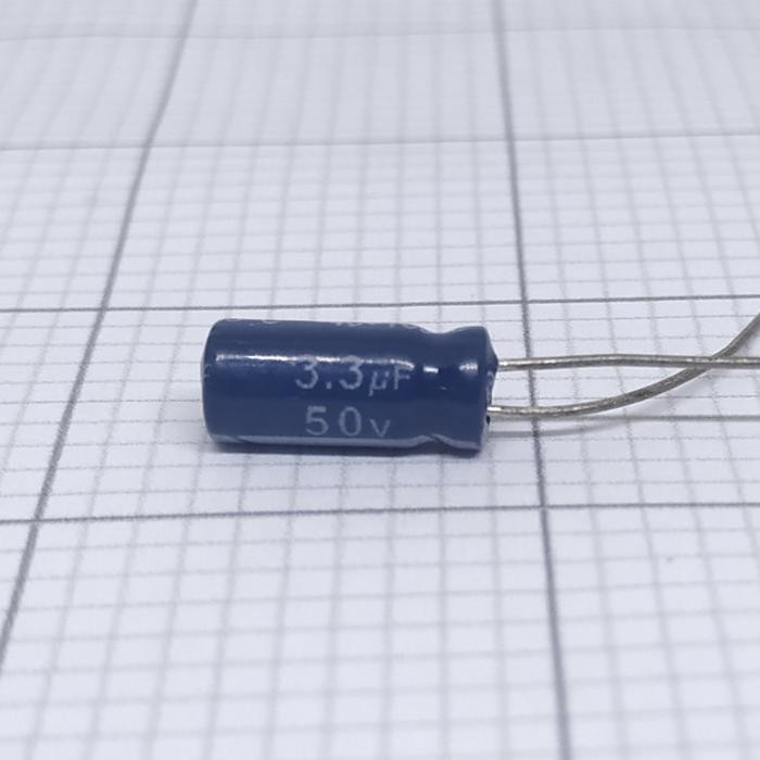 Elco 3,3uf 50v / Kapasitor Elco 3,3uf 50v / Elco 3,3 - 50V elco 3.3-50v 3.3uf-50v elco capacitor
