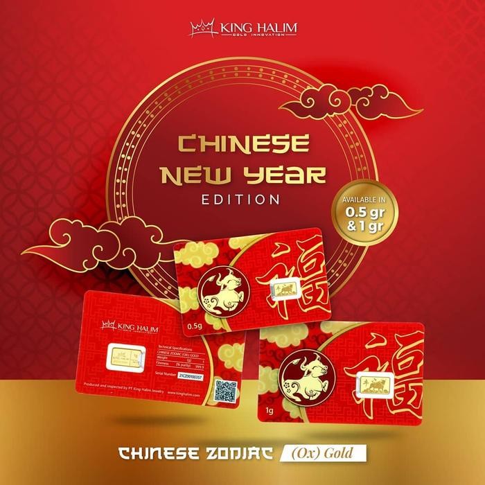 Logam Mulia Emas King Halim 0.5Gr - Chinese Zodiac