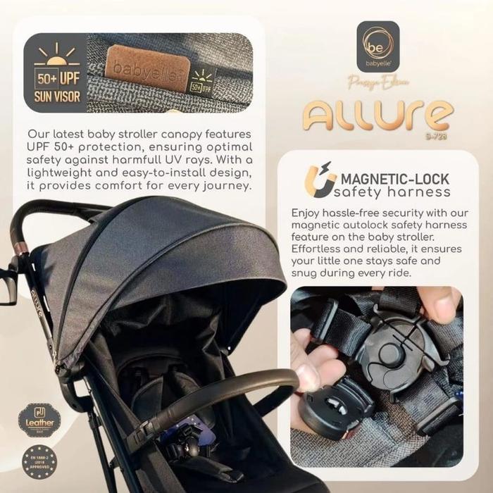 Khusus Gosend Babyelle Allure Ts Travel System Auto Fold /Stroller Allure Stroller Bayi