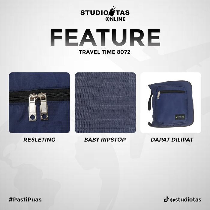 Travel Time Folding Travel Bag 8072 Blue