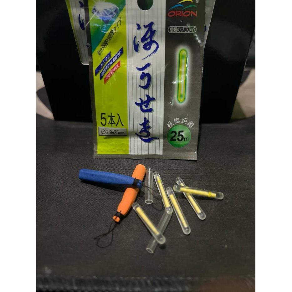 Starlet Diamond Orion Isi 5 + 2pcs Kukumbul Busa Pelampung LED Pancing Ikan Malam