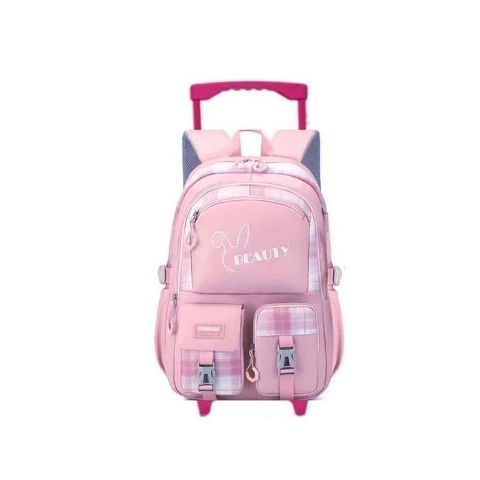 Premium Tas Koper Anak Perempuan Beuty Rabiit Tas Troli Anak Perempuan Tas Ransel Troli Koper Murah