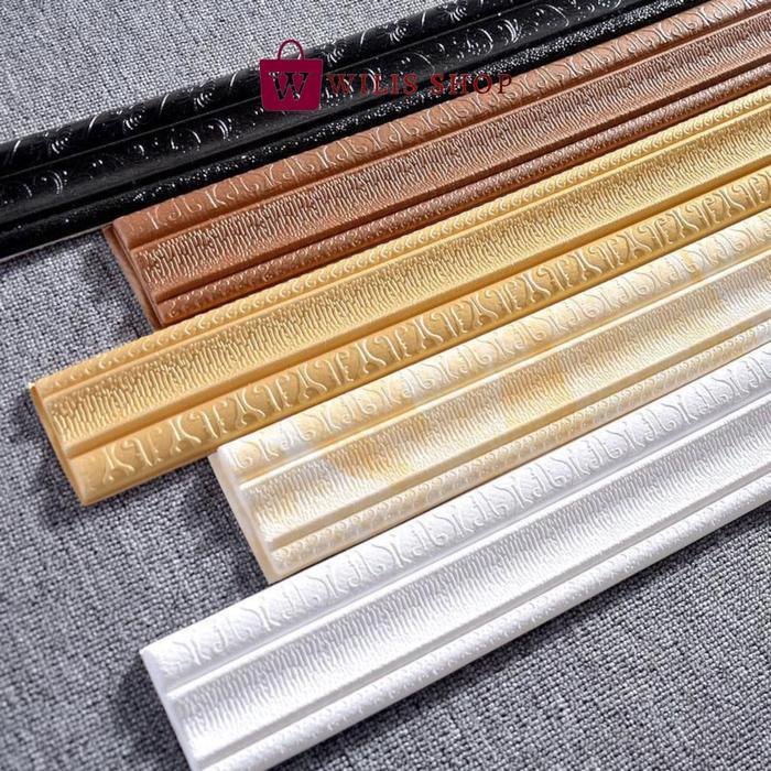 SALE  List Wallfoam 3D/List Border Wallpaper foam/Pembatas Wallfoam Dinding Murah Ketebalan Real