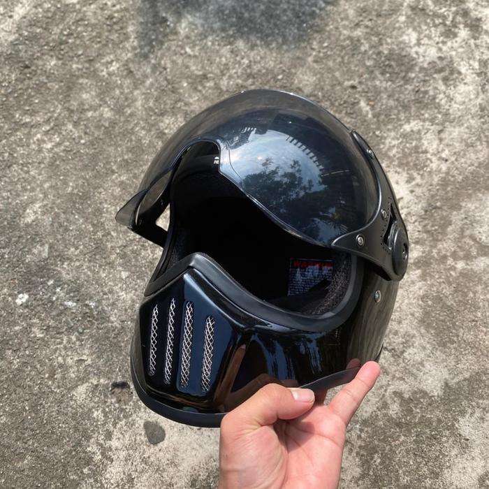 Promo Helm Cakil Klasik Js Steady Sni Original Kaca Pilot Retro