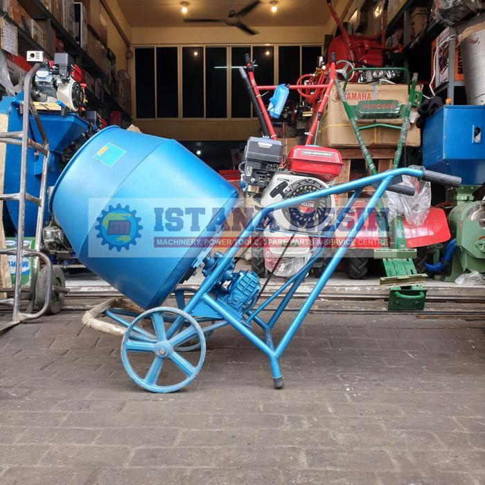 MESIN PENGADUK SEMEN PORTABLE MOLEN MINI TIGER 125L COMPLETE MESIN