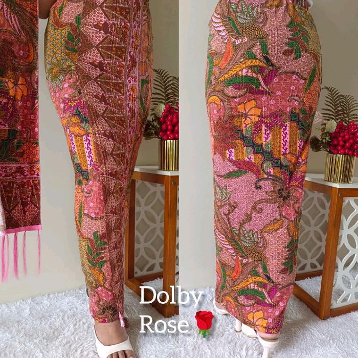 TERPERCAYA kamen jadi dolby batik paris Kain Tille textile meteran