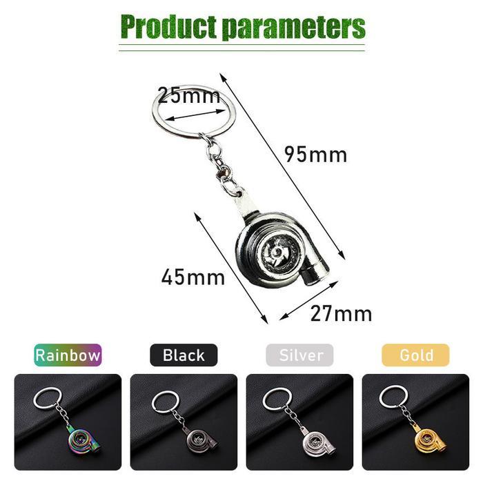 Gantungan Kunci Turbo Keychain Gantungan Kunci Model Turbo Mobil Keychain