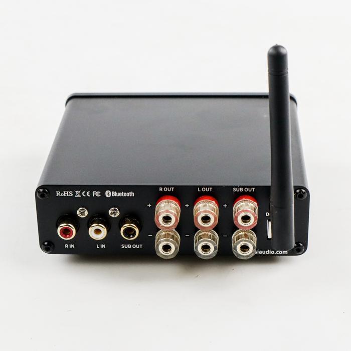 Audio Bluetooth 5.0 Amplifier 2.1 Bass Treble Control Hitam BT30D Fosi Audio