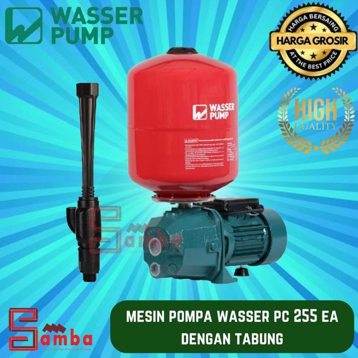Wasser Jet Pump Pc 255 Ae Mesin Pompa Air Sumur Dalam + Mata Jet Dan Otomatis Terbaru 