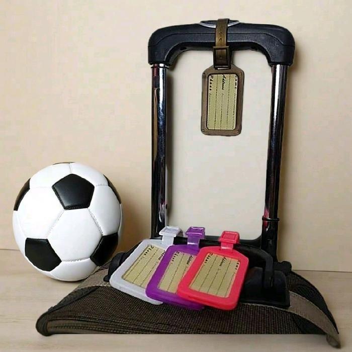 BAG TAG LUGGAGE TAG NAME TAG GANTUNGAN UNTUK DI KOPER Gantungan Tas / Luggage Tag / Pengenal Tas /