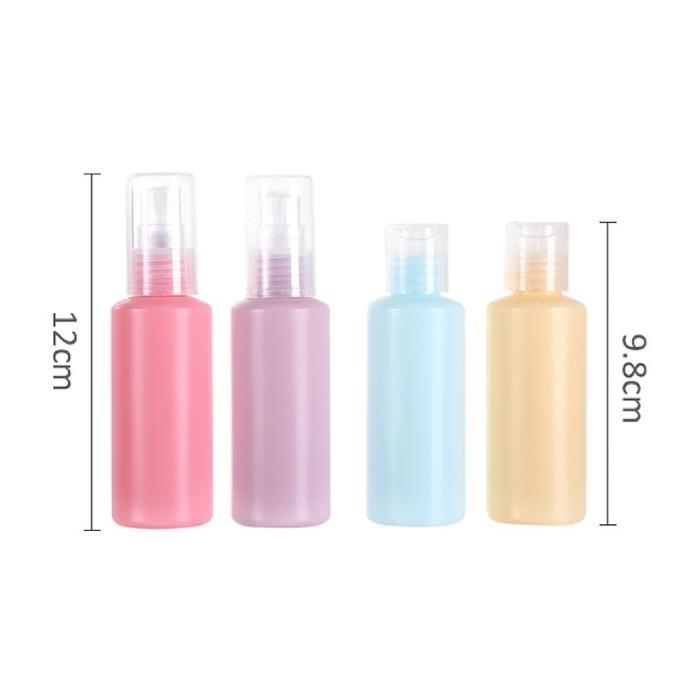 Botol Spray Botol Lotion MINISO - Botol Travel Kit Kosong 5 pcs