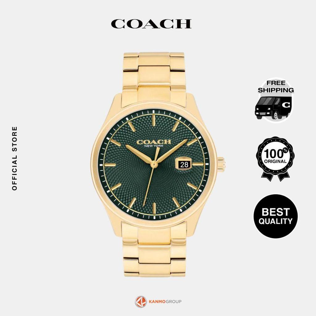 Coach Oliver Green Men Watches - Jam Tangan Pria