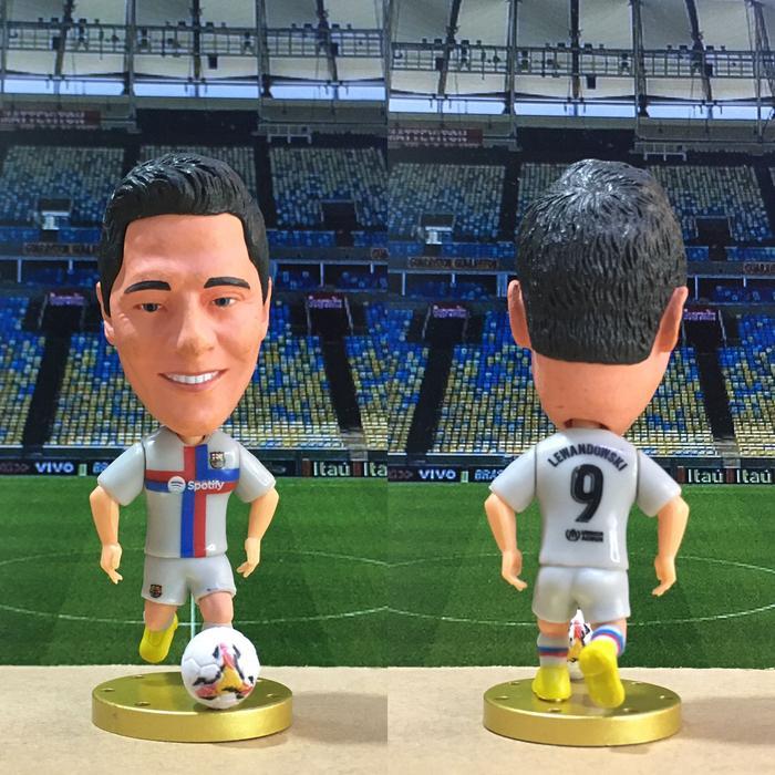 Fure miniatur pemain la soccerwe kodoto messi Lendowski Puyol srez valdes