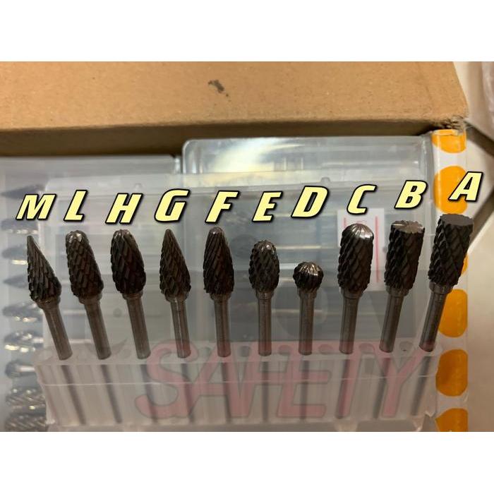 "New" Mata Tuner 10 Pc Porting Bor tuner 3MM X 6MM Carbide / Mata Bor