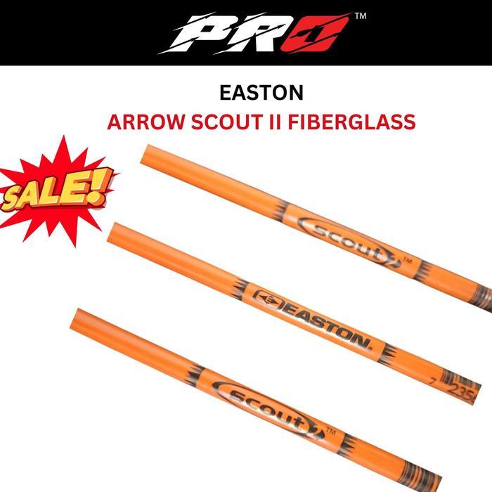 Arrow Murah Fiberglass Scout Ii Easton Anak Panah Murah Fiber Glass Pemula Busur Anak Alat Panahan