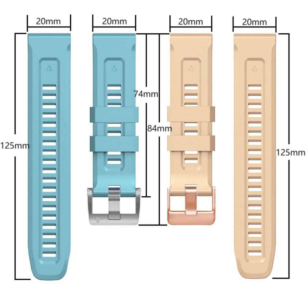 Watch Strap For Garmin Fenix 7S 6S 5S Silicone Wrist Band Bracelet SmartWatch Watchband Fenix 7S 6S
