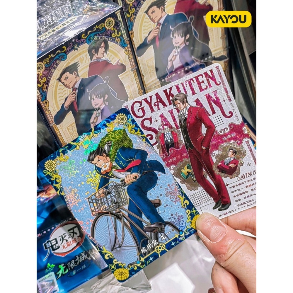 KAYOU Ace Attorney Gorgeous Collection Cards 1st Edition Official Anime SE Character Dual
