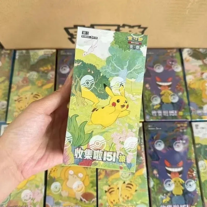 Pokemon TCG 151 Simplified Chinese Collect 151 Surprise Booster Box Gengar Psyduck Scarlet Violet