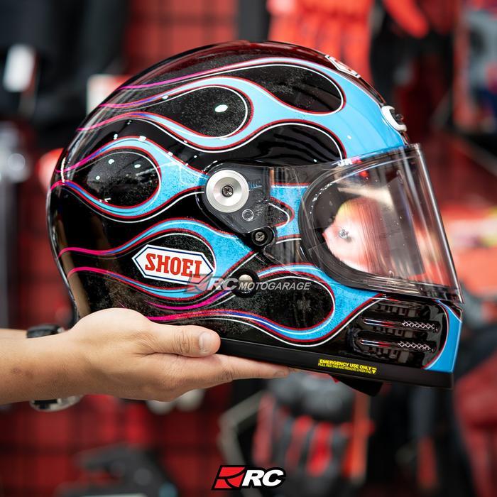 Helm Motor Full Face - Shoei Glamster Blast TC-2