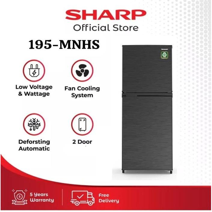 KULKAS 2 PINTU SHARP 195-HS