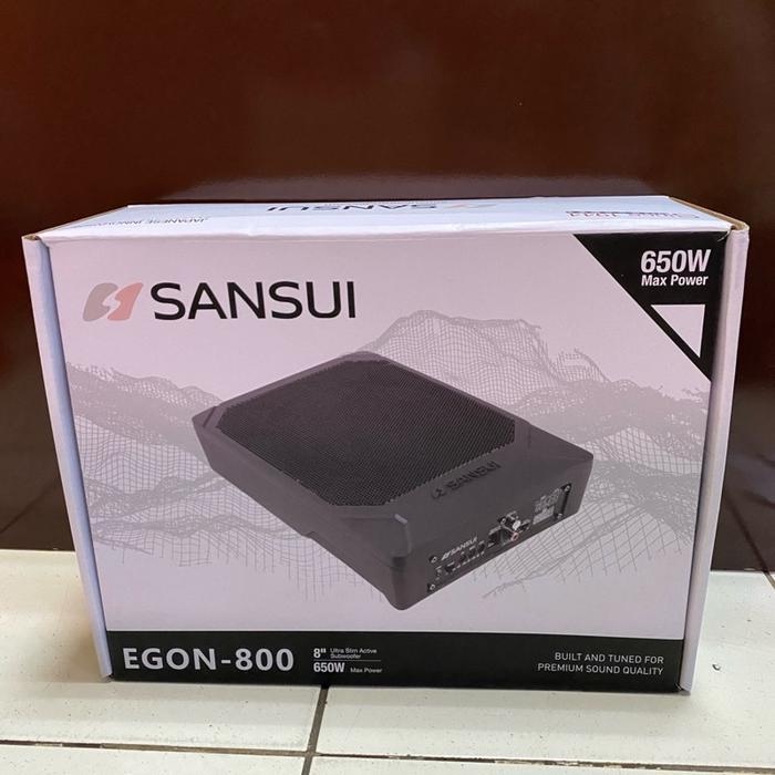 Subwoofer kolong aktif Sansui 10 inch - 8 inch / Sub Kolong Aktif Sansui