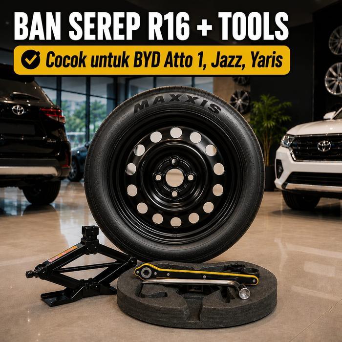Ban Serep Serap Cadangan Jaecoo J5 BYD Seal Sealion 7 BMW Hyptec HT D9 Atto 1 Seagull Jazz Yaris Ban