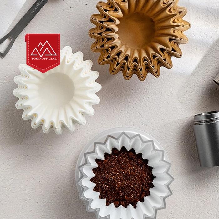 

SARINGAN KOPI V60 POUR OVER DRIP COFFEE FILTER PAPER WAVE KERTAS SARINGAN PAPER FILTER